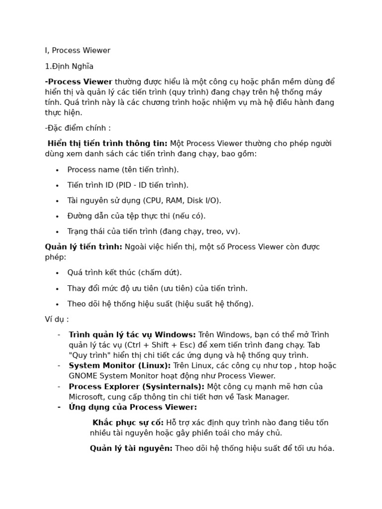 Tim Hieu Process View | PDF