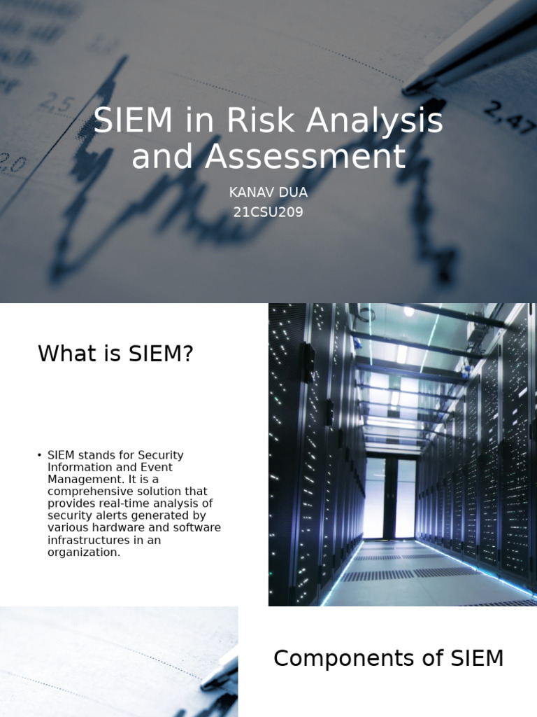 SIEM in Risk Analysis and Assessment | PDF | Computer Security | Security