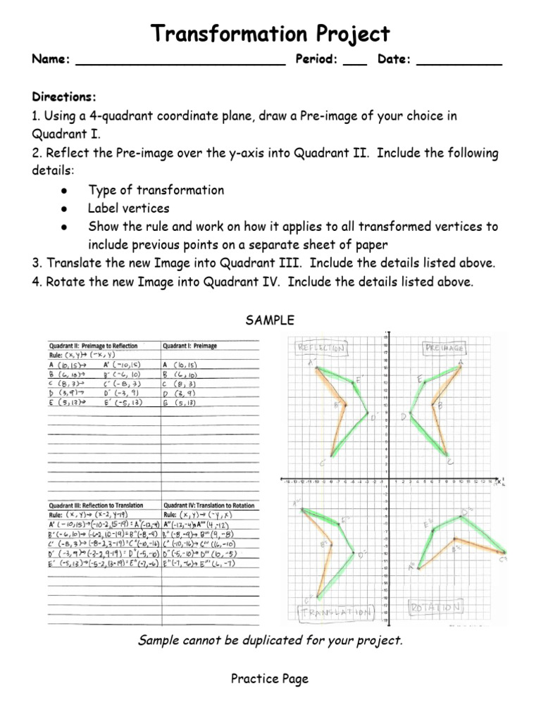 Transformation Project Page 1 | PDF