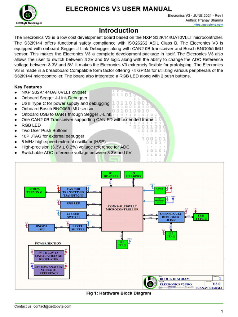 S32K144 MCU Pinout and Features Guide | PDF | Analog To Digital ...