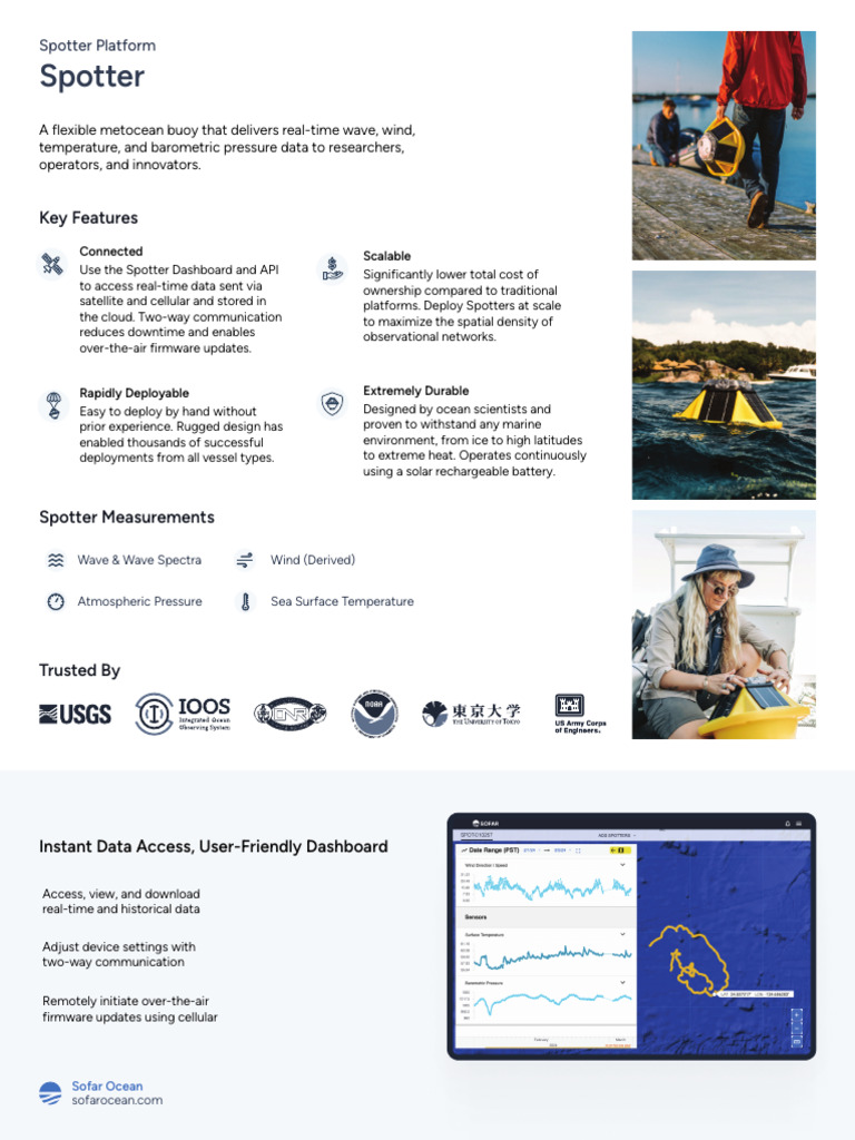 Spotter Buoy: Real-Time Ocean Data Solutions | PDF | Sea Surface ...
