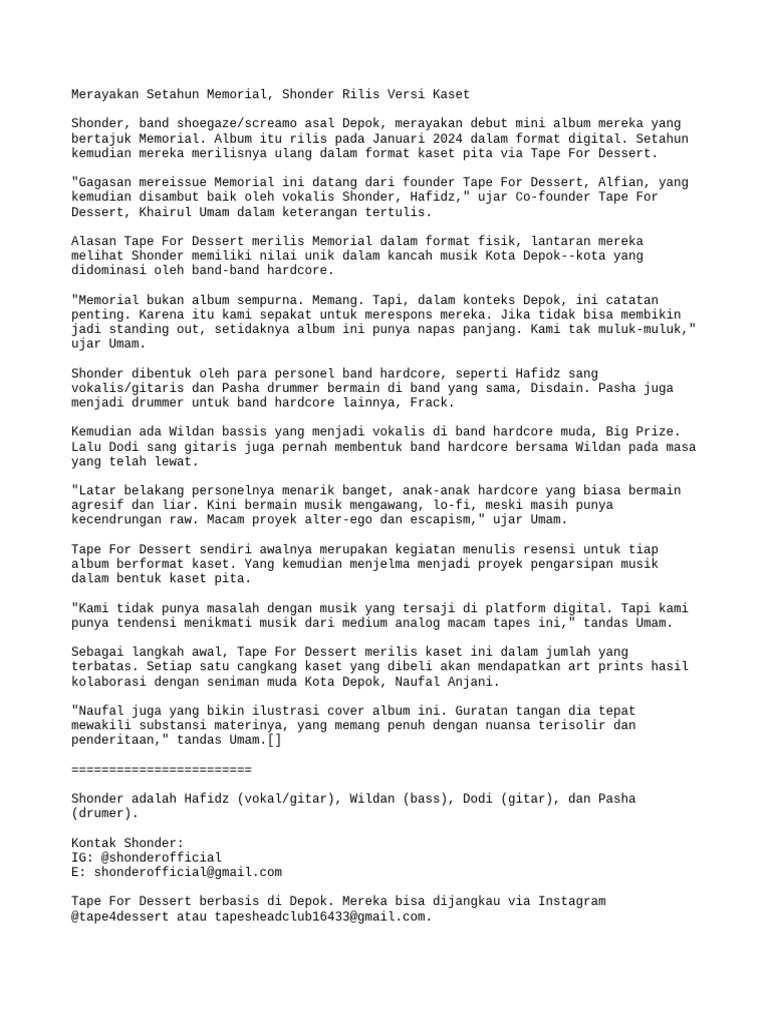 Rilis | PDF