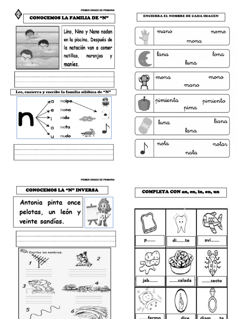 CONOCEMOS LA N y LAS INVERSAS DE N | PDF