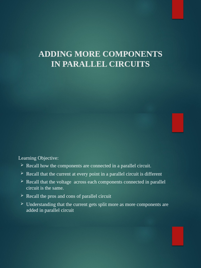 G8u3s15-Parallel Circuit - More Components | PDF