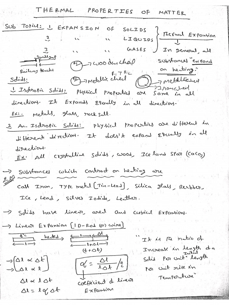 Expansion of Solids | PDF