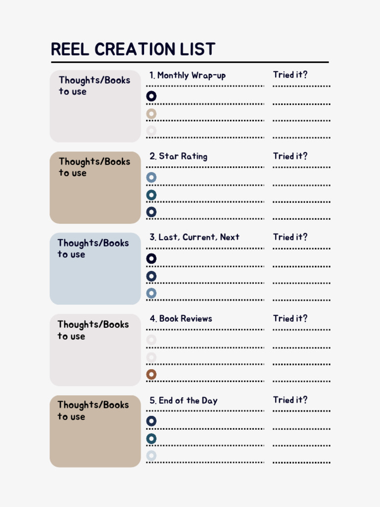 Creative Book Reel Ideas List | PDF | Chess Openings | Chess