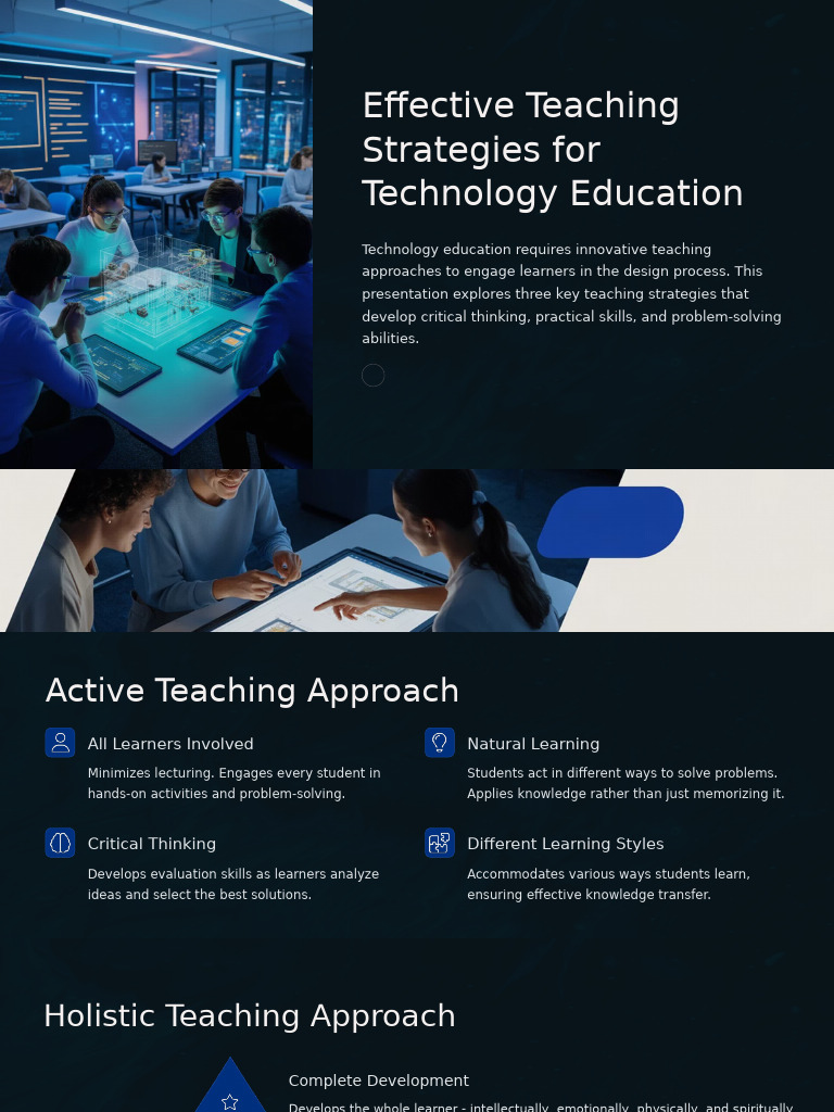 Lecture 8 + 9 - Teaching Strategies and General Hints | PDF | Learning ...