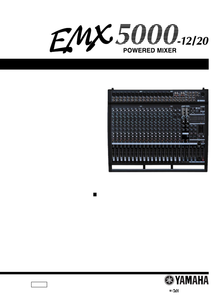 ちゃんちぃYAMAHA EMX5000-12 パワードミキサー 通電確認 YAMAHA EMX5
