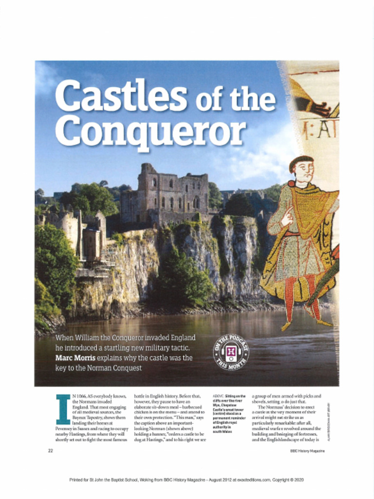 L6. Marc Morris, William's Castles HWK Reading | PDF