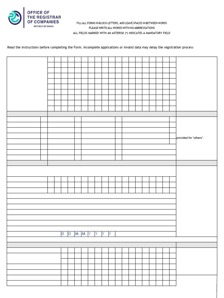 Sole Proprietorship Registration Form | PDF | Sole Proprietorship