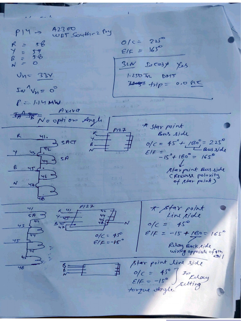 P127 Directional Relay On Load Testing | PDF