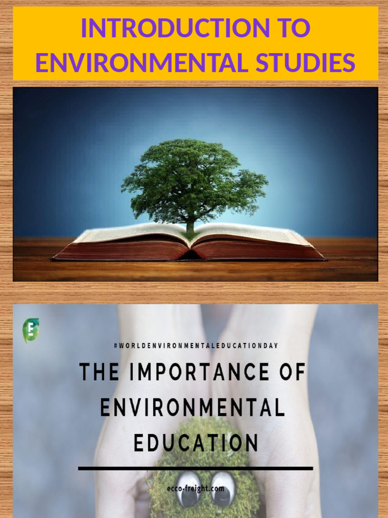 Introduction to Environmental Studies | PDF | Natural Environment ...