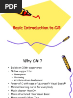 Introduction To C#