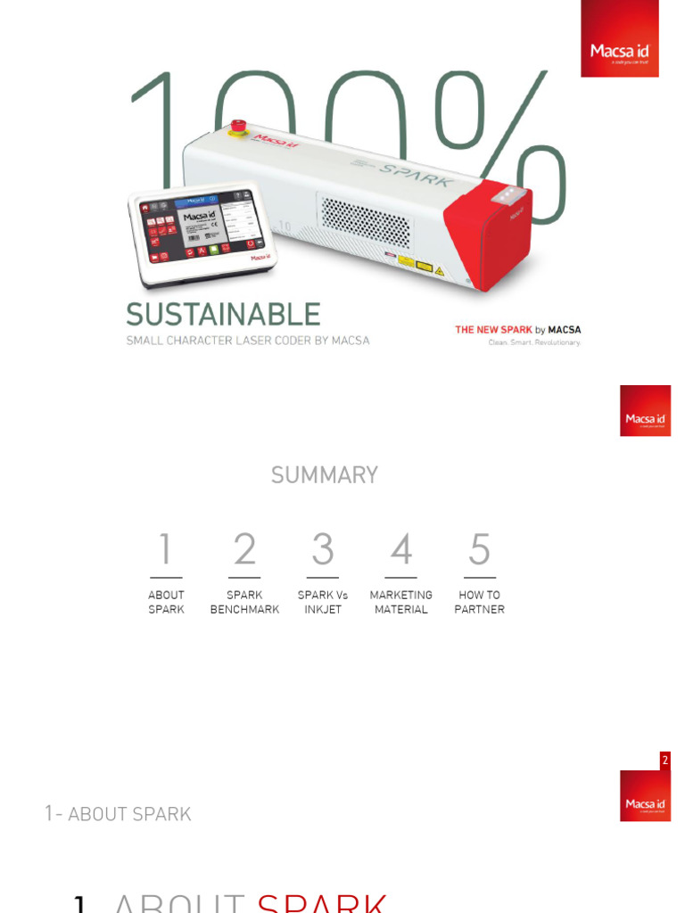 Macsa SPARK: Affordable Laser Coding Solutions | PDF