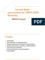 Drive Test and Radio Optimization For UMTS/GSM Networks: BMCSAT Company