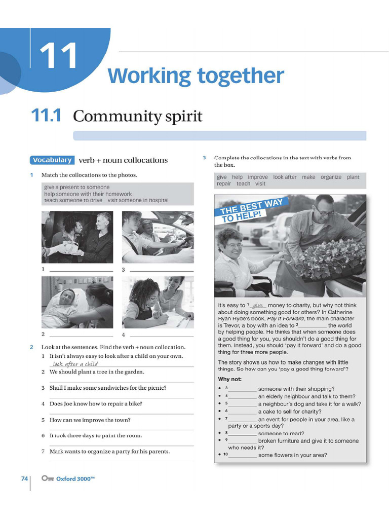 Unit 11 Working Together Practice | PDF