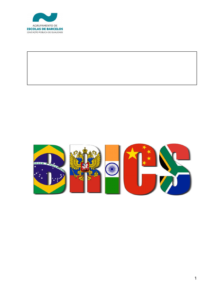 Análise dos BRICS: Economia e Desafios | PDF | BRIC | Economia