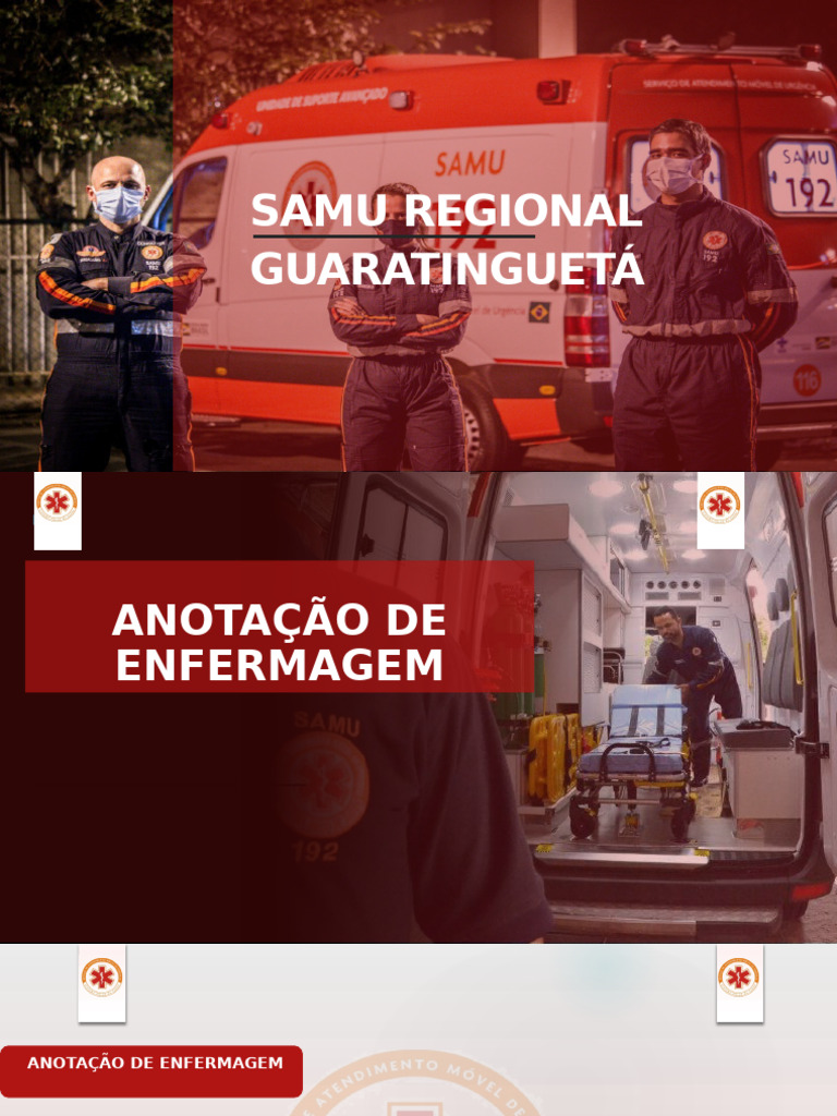Samu - Tablet e Anotação de Enfermagem | PDF