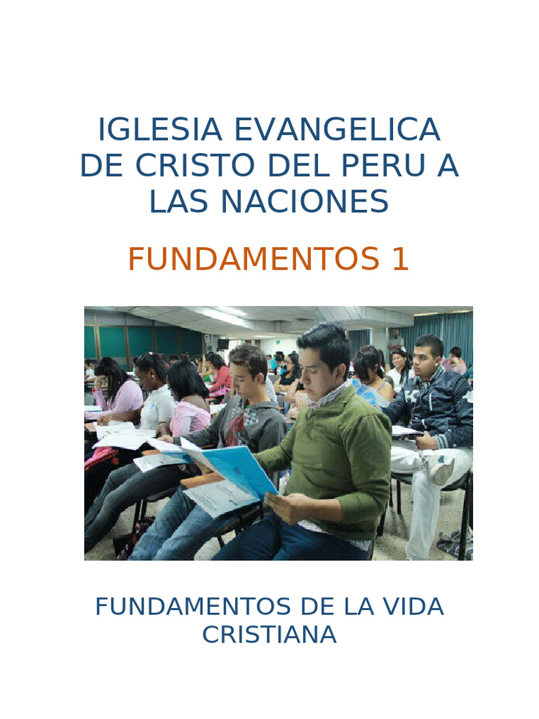 Fundamentos de la Vida Cristiana | PDF | Oración | Cristo (título)