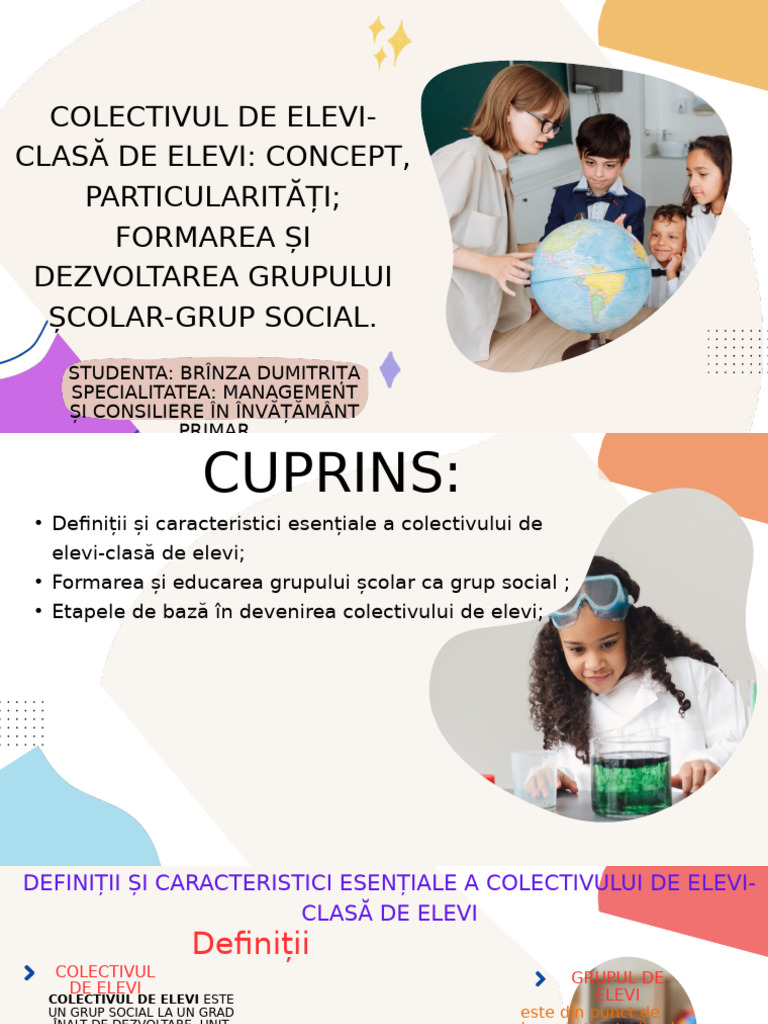 Colectivul de Elevi | PDF