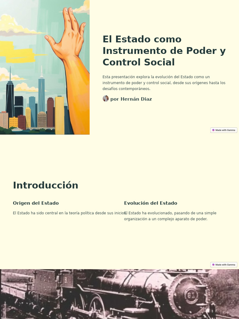 El Estado Como Instrumento de Poder y Control Social | PDF | Estado ...