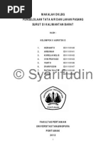 Download Makalah Dinamika Konservasi Lahan Basah amp Gambut Agrotek D 010 Faperta UNTAN by Dhieen Witiky Sheild SN87534619 doc pdf