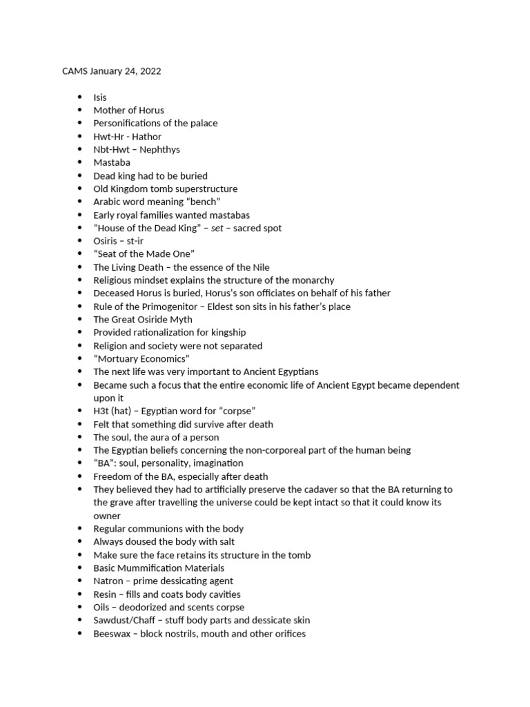 Mythology Notes January 24 | PDF