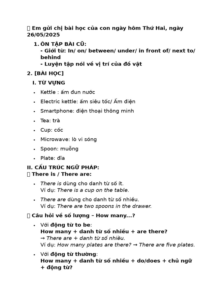 Content of Lesson | PDF