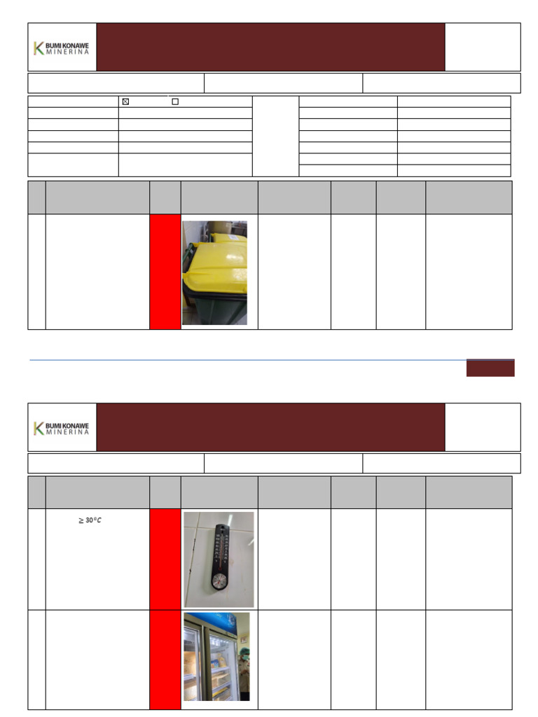 Unit 07 Car - Hygiene & Sanitation Inspection 11 Oktober 2023 | PDF