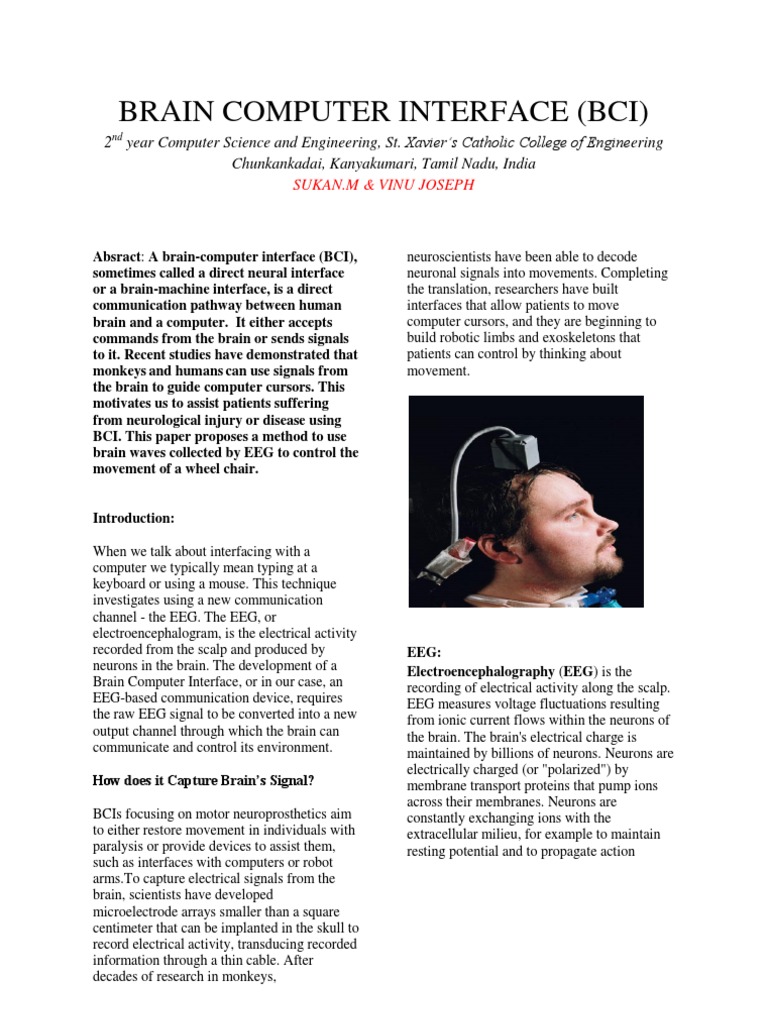 BCI Corrected | PDF | Electroencephalography | Brain