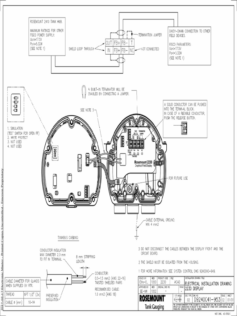 Electrical+Installation+Drawing+2230+Display | PDF