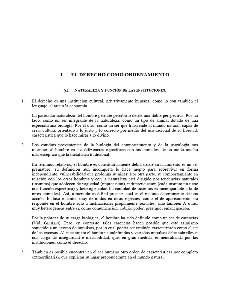 El Derecho Como Ordenamiento Juridico | PDF | Moralidad | La Ley natural