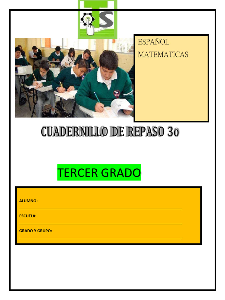 Repaso de Español y Matemáticas 3° Grado | PDF | Dinosaurios | Fuerza