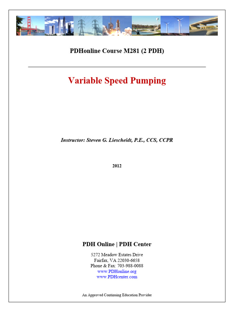 Variable Speed Pumping Insights | PDF | Pump | Electric Motor