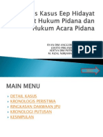 Analisis Kasus Eep Hidayat Menurut Hukum Pidana Dan