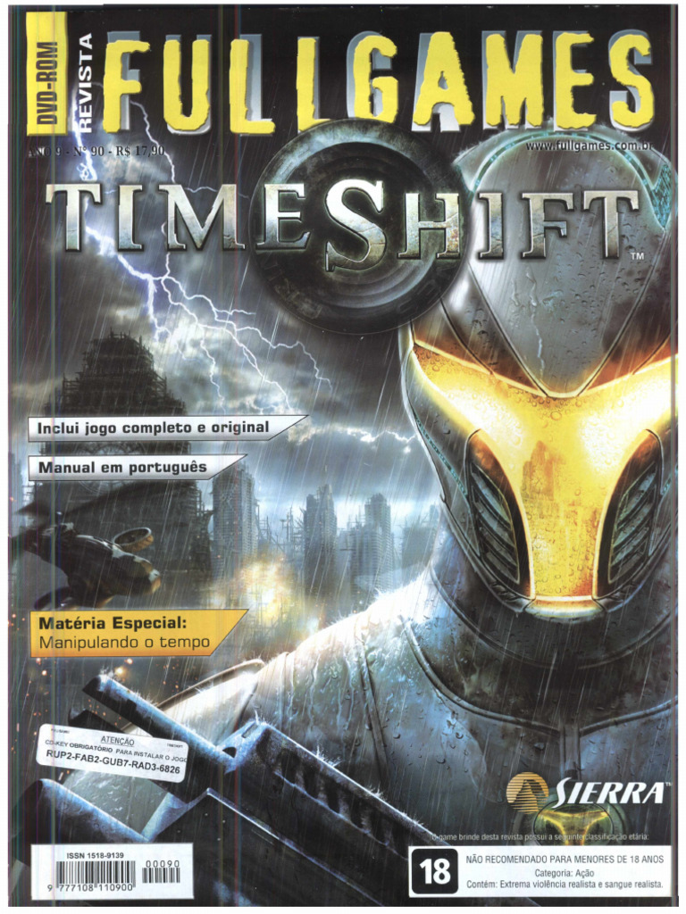 TimeShift: Controle do Tempo em Jogo | PDF