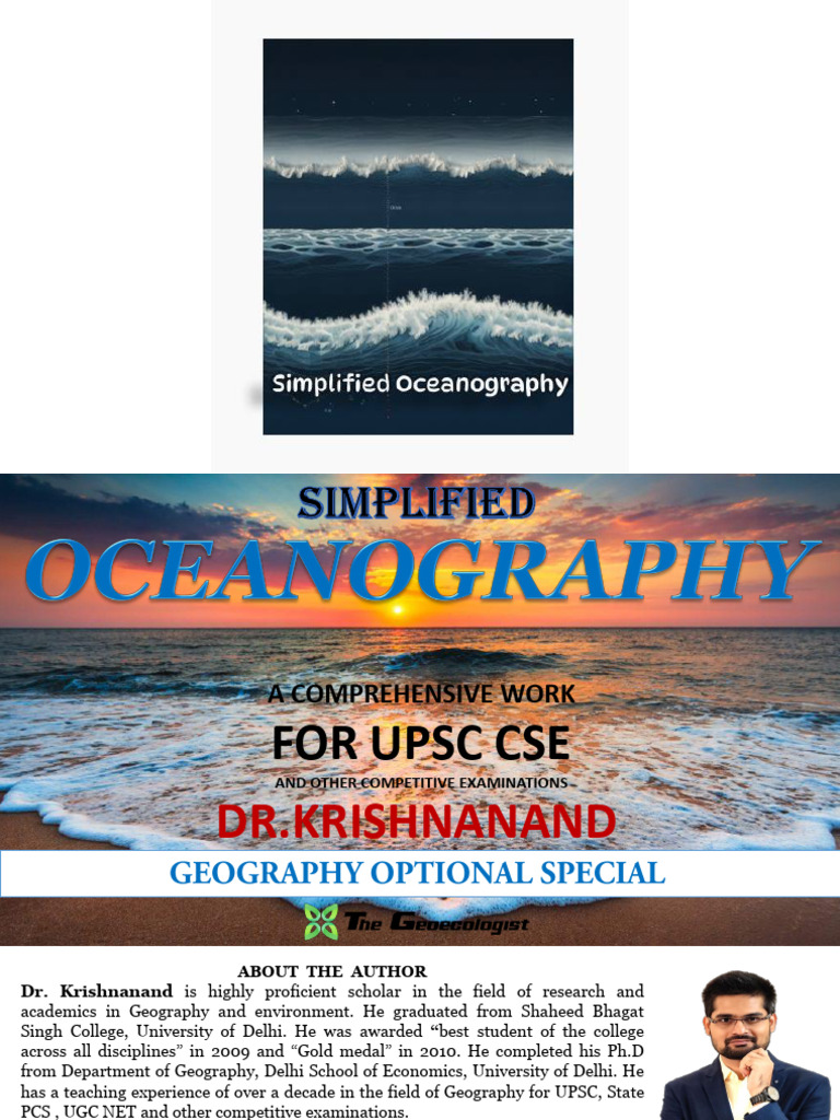 Oceanography for UPSC Aspirants | PDF | Oceans | Oceanography