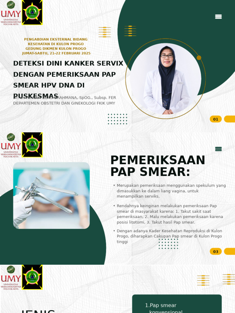 Deteksi Dini Kanker Serviks Di Puskesmas - Ivanna | PDF