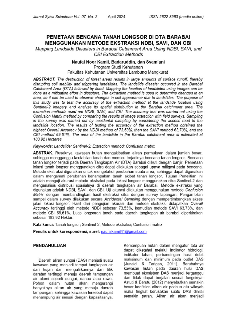 jurnal NDBI | PDF