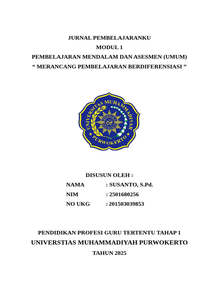 Jurnal Pembelajaran 1 | PDF