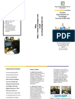 Brochure Escuela Especializada de Tecnología Gerardo Sellés Solá