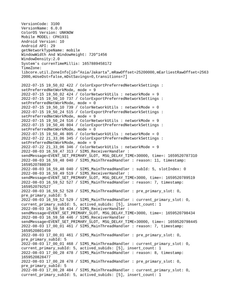 Trace - 2022-07-15 19 - 50 - 58 077 | PDF | Mobile Linux | Embedded ...