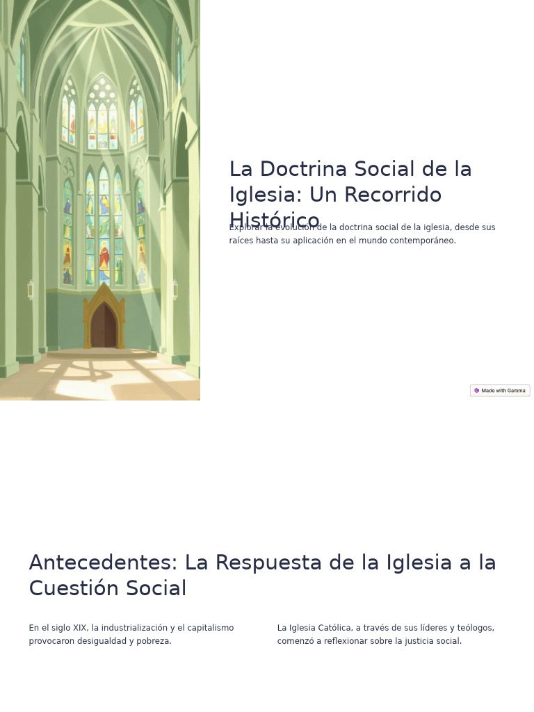 La Doctrina Social de La Iglesia Un Recorrido Historico | PDF ...