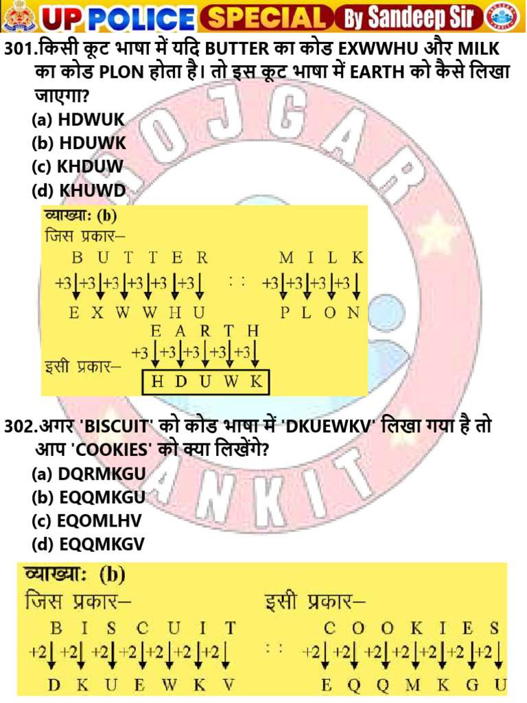 507 500 का प्रहार UP Police Special Coding Decodin 250613 085119 | PDF