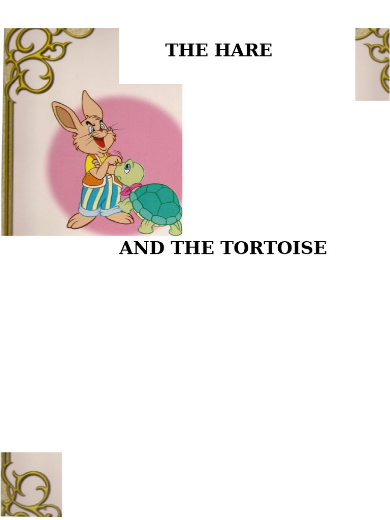 The Tortoise and the Hare Fable | PDF