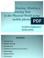 Bubble Sensing: Binding A Sensing Task To The Physical World Using Mobile Phones