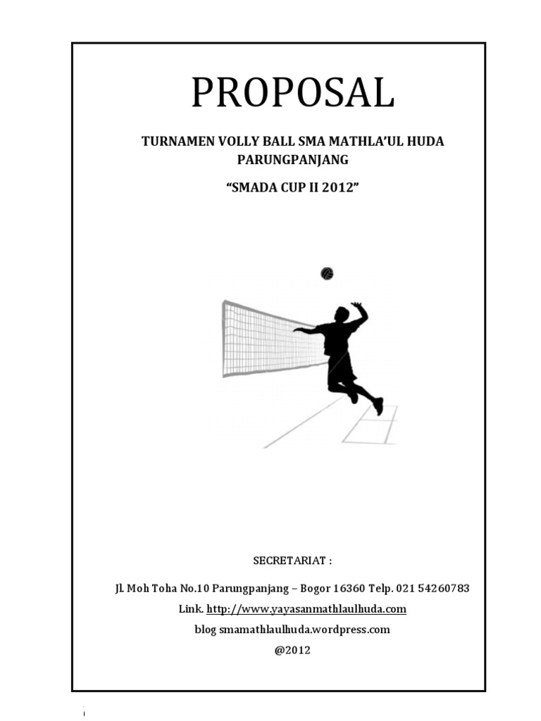 Proposal Turnamen VOLLY 
