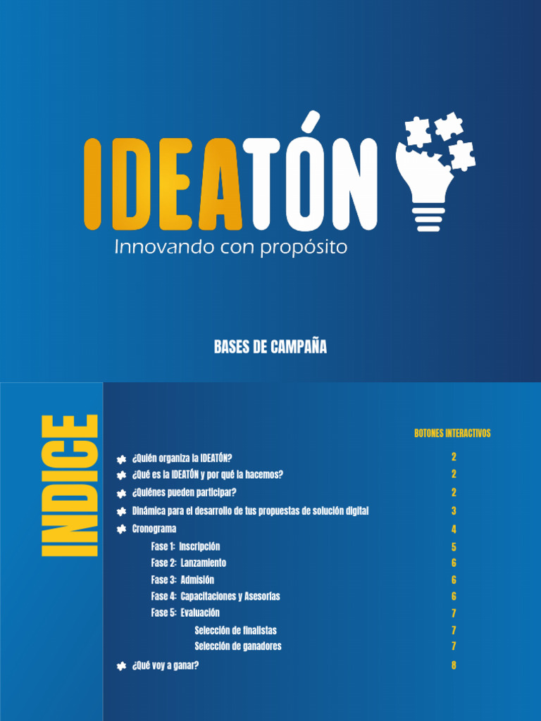 Bases de la IDEATÓN para Adolescentes | PDF