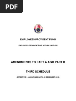 Employee Provident Fund (EPF at KWSP) - EPF ACT 1991 (Act 452) - Third Schedule