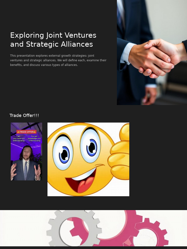 Joint Ventures & Strategic Alliances Guide | PDF | Business | Economies